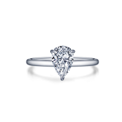 Lafonn Classic Pear Diamond Ring R0496CLP