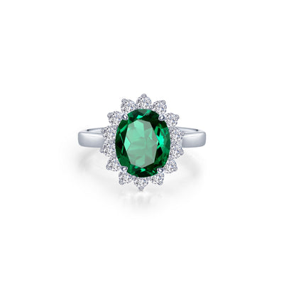 Lafonn Classic Emerald Emerald Ring R0516CEP
