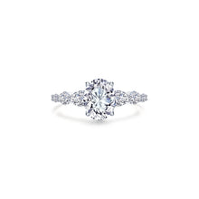 3.66 CTW Oval Solitaire Ring R0540CLP05