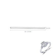 3.66 CTW Oval Solitaire Ring R0540CLP05
