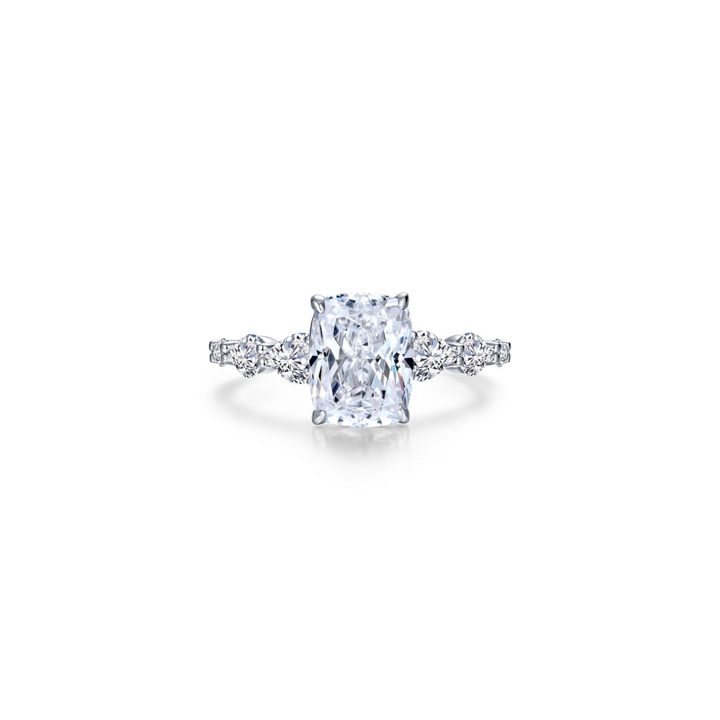 4.81 CTW Cushion-Cut Solitaire Ring R0541CLP05