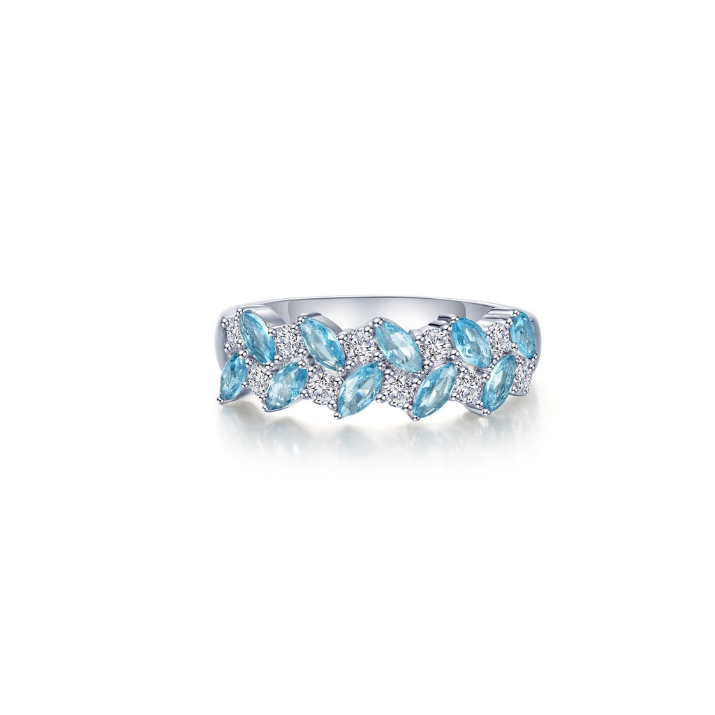 Blue Leaf Canopy Ring R0548BTP05