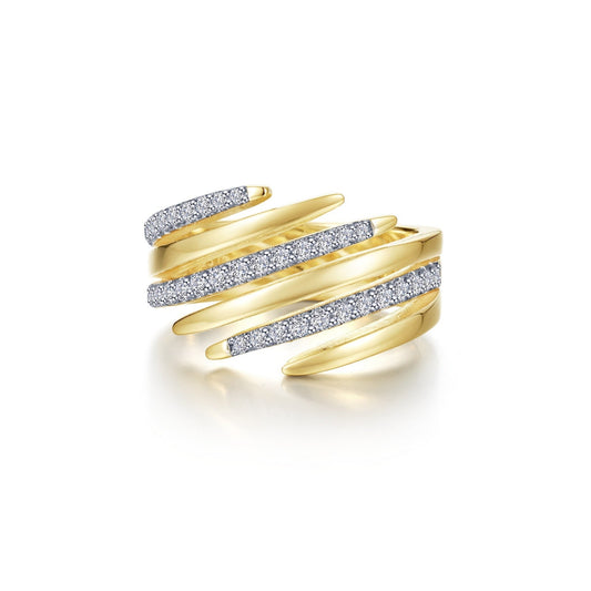 Gold Hug Ring R0552CLT05