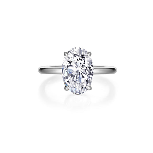 Poise Oval-Cut Ring