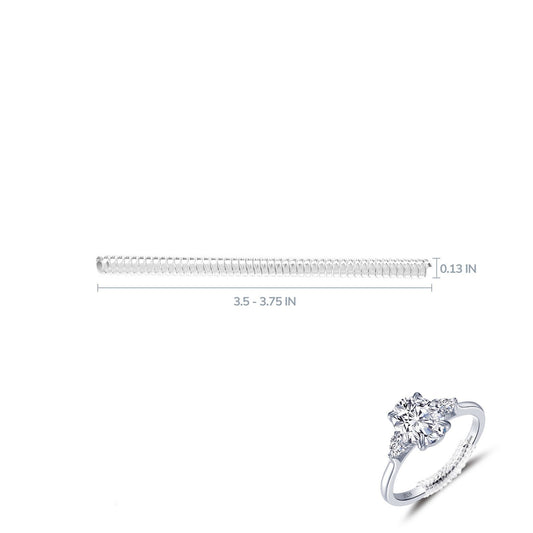 2.62 CTW Emerald-Cut Bezel-Set Ring R2038CLP05