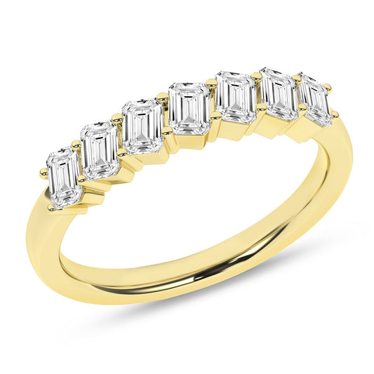 Angled 7-Stone Band (Emerald) RA03208-4Y