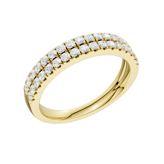 Pave Diamond Wedding Band RA16661-4Y