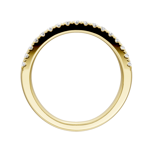Pave Diamond Wedding Band RA16661-4Y