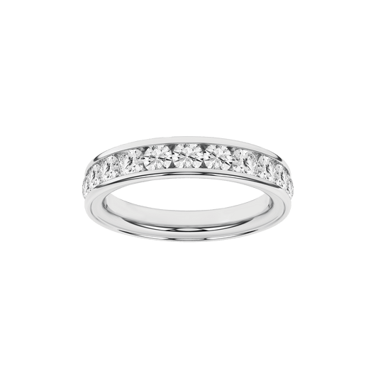 Channel Set Wedding Band (Round) RA16764-4W