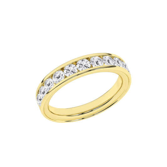 Channel Set Wedding Band (Round) RA16764-4Y