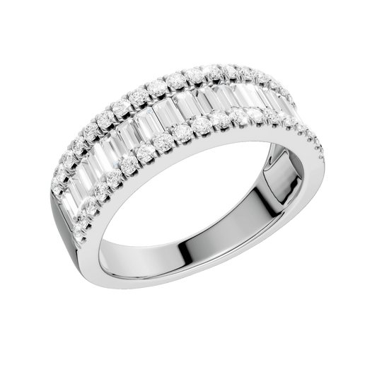 Channel set Diamond Band RA17803-4W