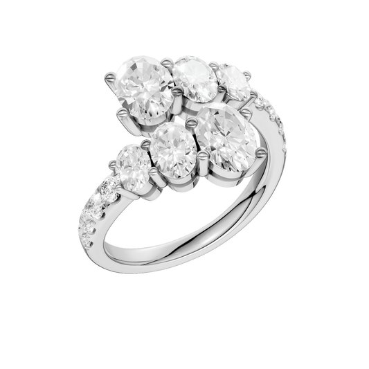 Bypass Diamond Ring (Oval) RF25034-4W