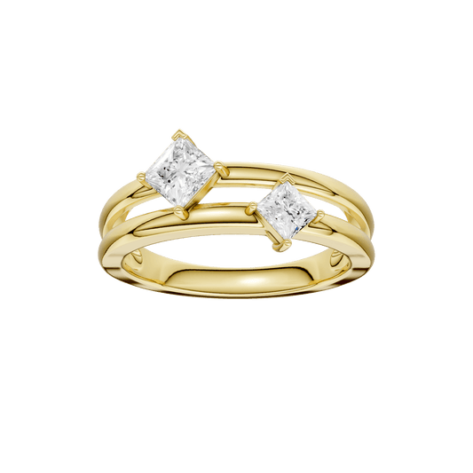 Stackable Ring(Princess) RF32447-4Y