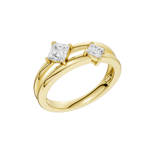 Stackable Ring(Princess) RF32447-4Y