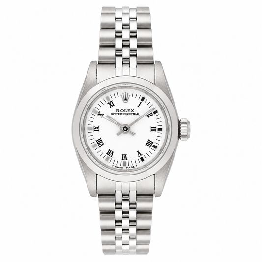 Rolex Oyster Perpetual Lady-Datejust 26 White Dial | Oystersteel | Ref. 67180 | Complete Set