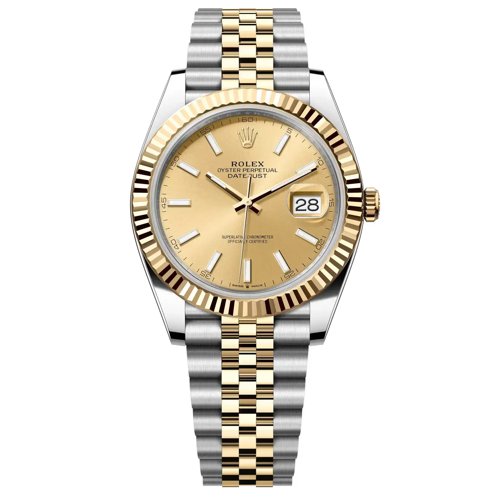 Rolex Datejust 41 Oystersteel and yellow gold 126333
