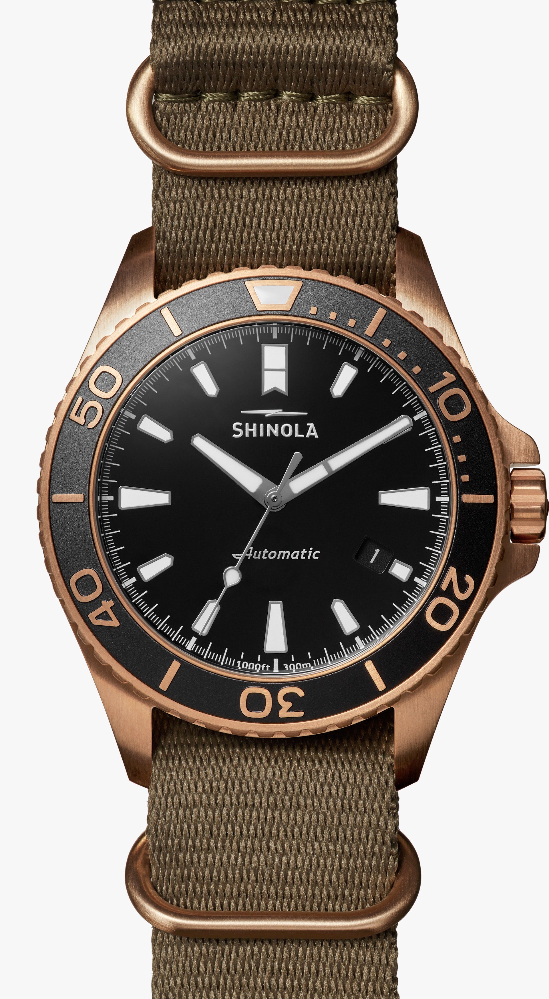 The Bronze Monster Automatic S0120161956-1-Blk-43-CHE – AZZI Jewelers
