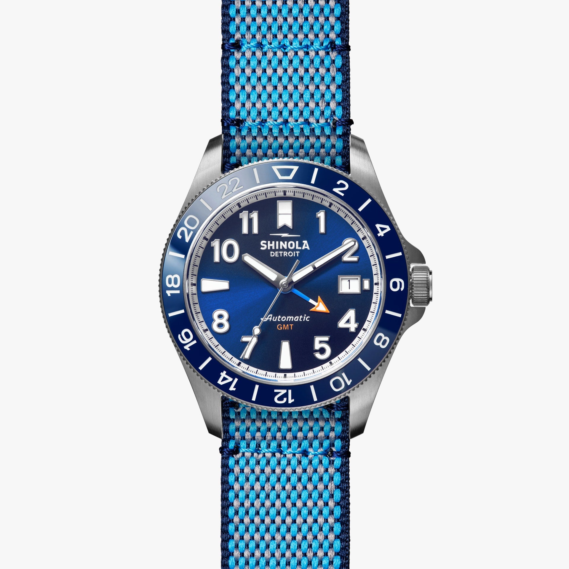 The Monster GMT Automatic S0120247286-1-Nvy-40-CHE – AZZI Jewelers