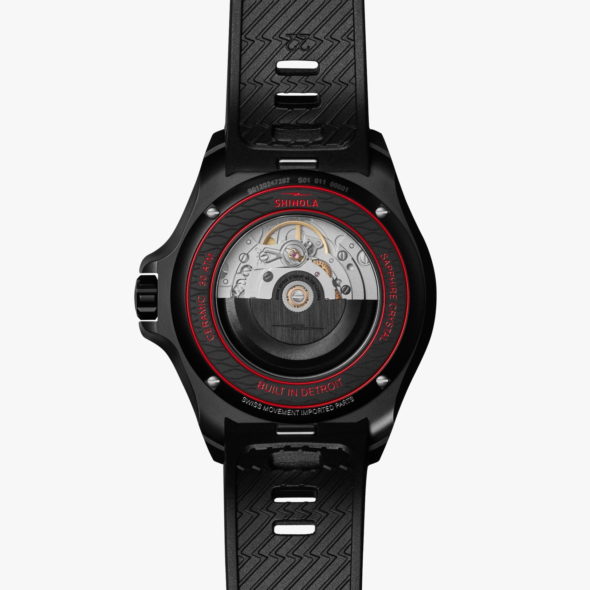 The Ceramic Monster Automatic S0120274078-1-Blk-43-CHE – AZZI Jewelers