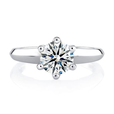 A.Jaffe Engagement Rings Classic 6 Prong Solitaire Engagement Ring ME1560/100