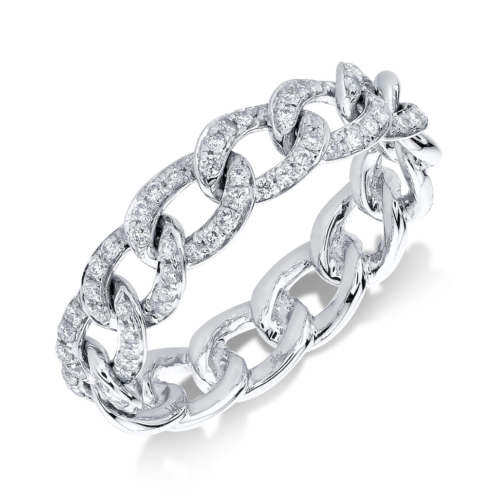 0.41CT DIAMOND LINK RING
