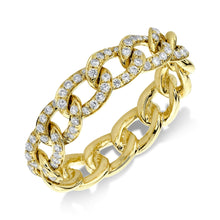 0.41CT DIAMOND LINK RING