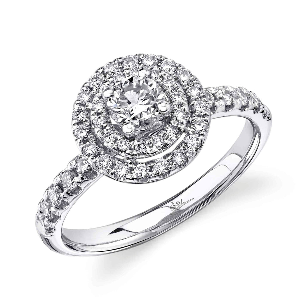 0.40CT-CTR(ROUND) 0.50CT-SIDE DIAMOND ENGAGEMENT RING