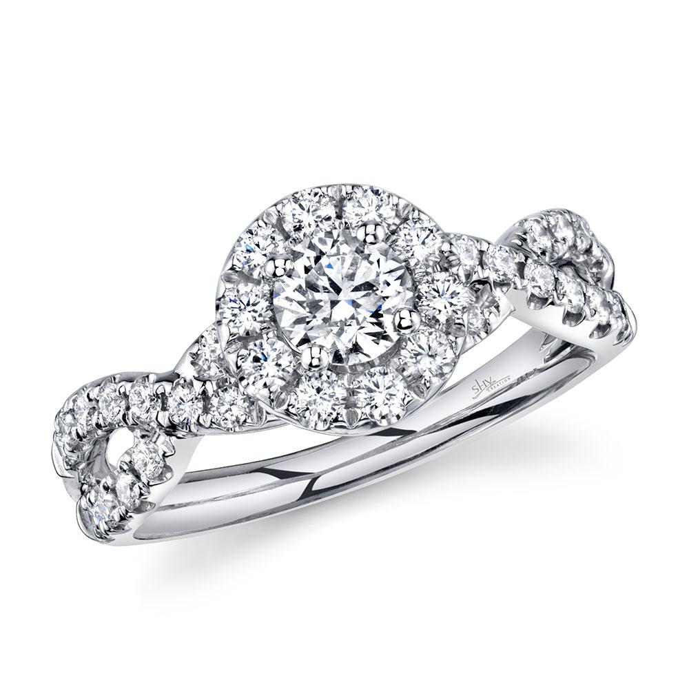 0.40CT-CTR(ROUND) 0.60CT-SIDE DIAMOND ENGAGEMENT RING