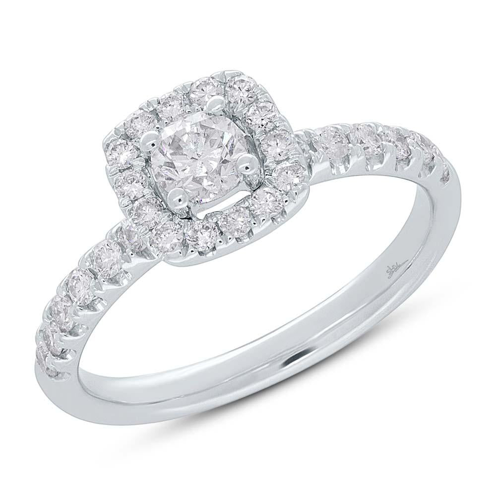 0.40CT-CTR(ROUND) 0.45CT-SIDE DIAMOND ENGAGEMENT RING