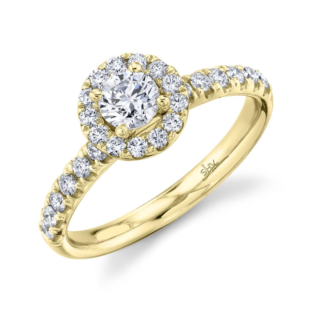 0.40CT-CTR(ROUND) 0.45CT-SIDE DIAMOND ENGAGEMENT RING