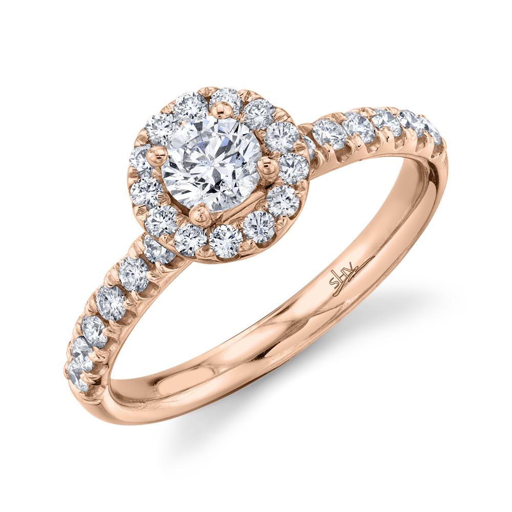 0.40CT-CTR(ROUND) 0.45CT-SIDE DIAMOND ENGAGEMENT RING