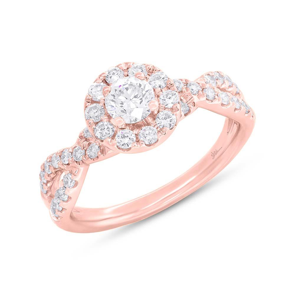 0.40CT-CTR(ROUND) 0.60CT-SIDE DIAMOND ENGAGEMENT RING