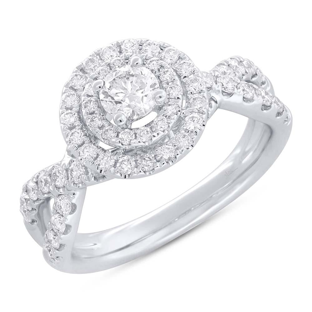0.40CT-CTR(ROUND) 0.70CT-SIDE DIAMOND ENGAGEMENT RING