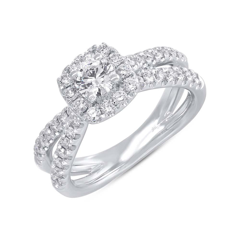 0.40CT-CTR(ROUND) 0.70CT-SIDE DIAMOND ENGAGEMENT RING