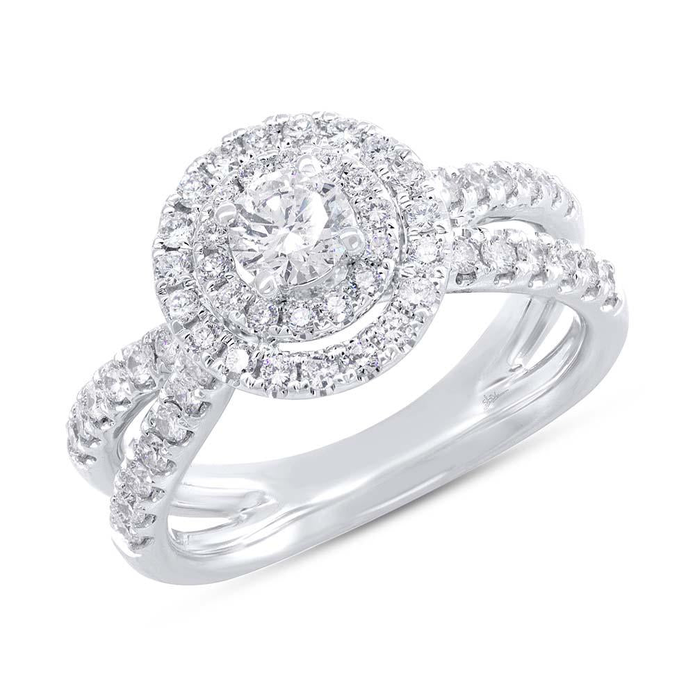 0.40CT-CTR(ROUND) 0.80CT-SIDE DIAMOND ENGAGEMENT RING