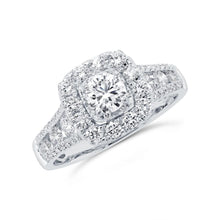 0.40CT-CTR(ROUND) 1.00CT-SIDE DIAMOND ENGAGEMENT RING