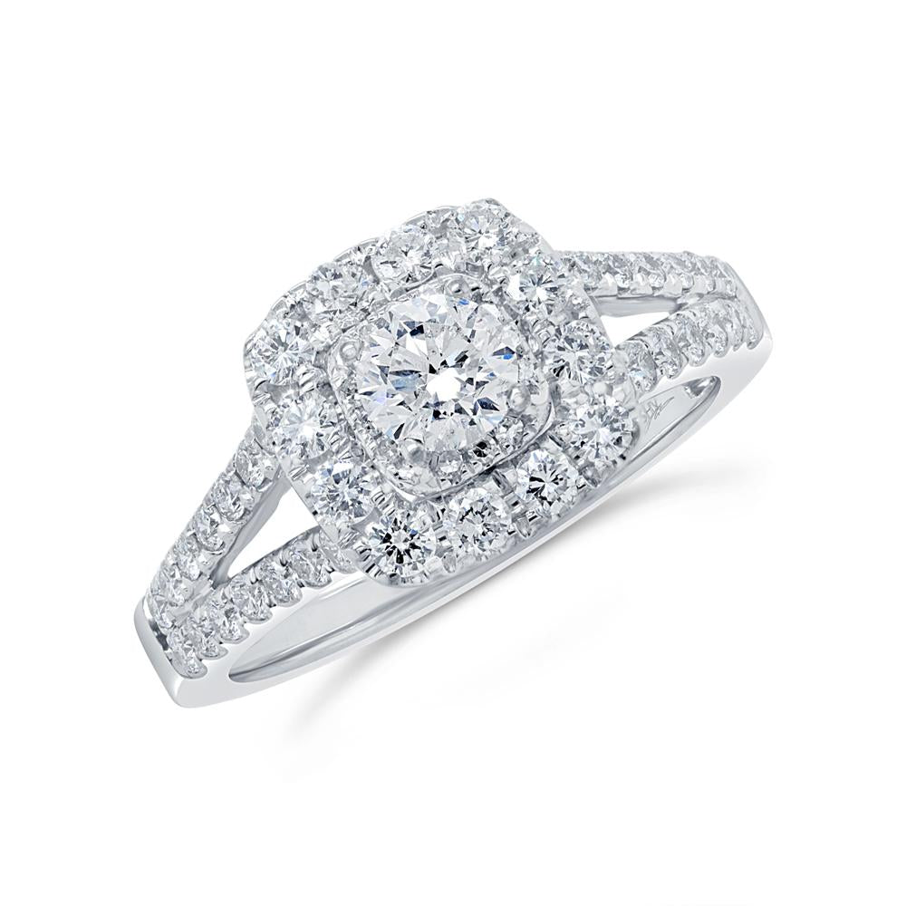 0.40CT-CTR(ROUND) 0.80CT-SIDE DIAMOND ENGAGEMENT RING