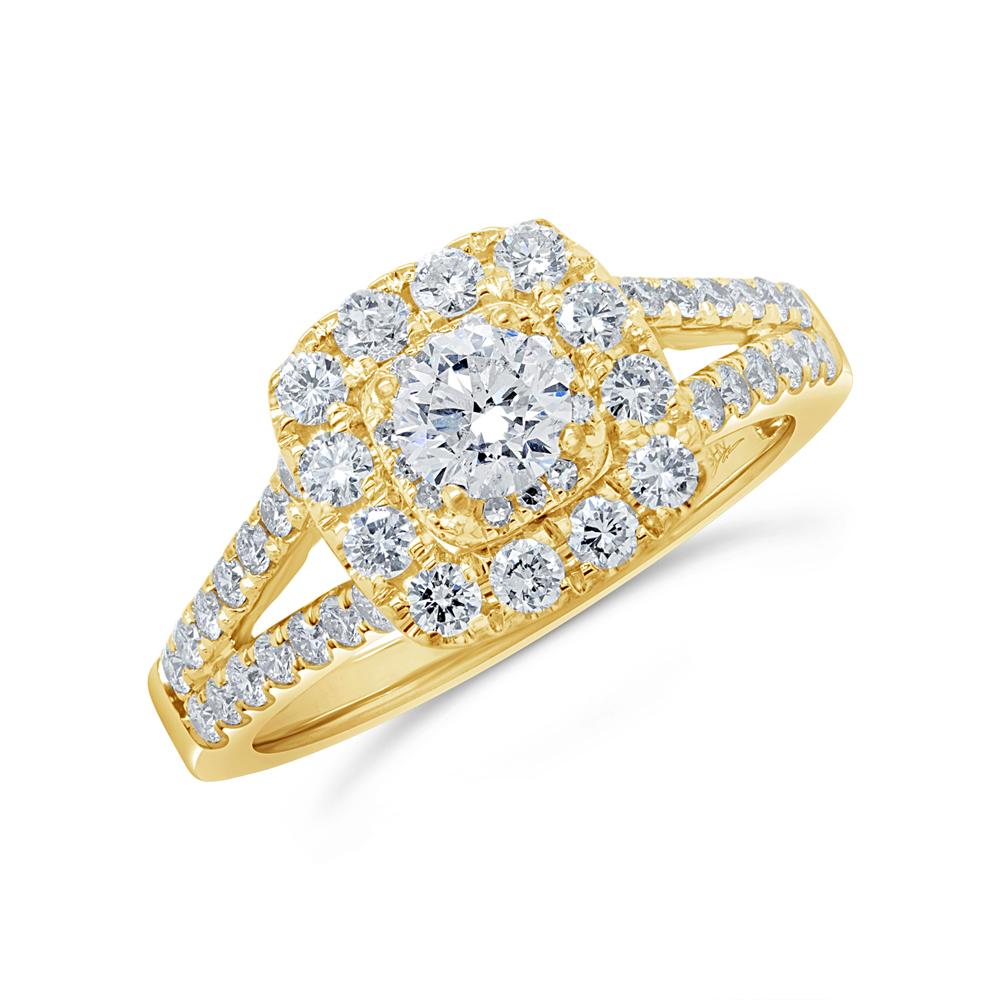 0.40CT-CTR(ROUND) 0.80CT-SIDE DIAMOND ENGAGEMENT RING