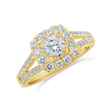 0.40CT-CTR(ROUND) 0.80CT-SIDE DIAMOND ENGAGEMENT RING