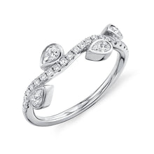 0.56CT DIAMOND PEAR BEZEL RING