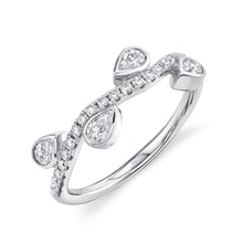 0.56CT DIAMOND PEAR BEZEL RING