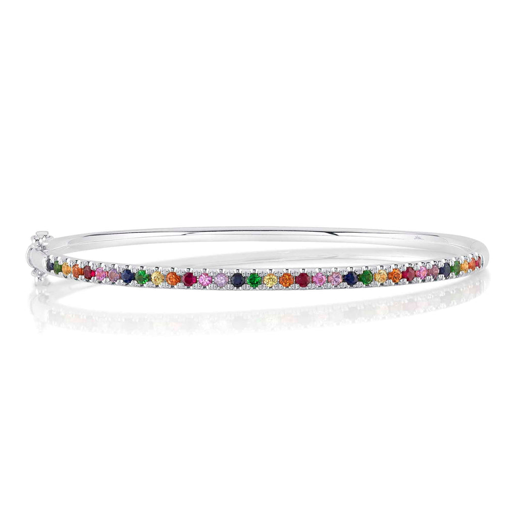 1.18CT MULTI-COLOR STONE BANGLE