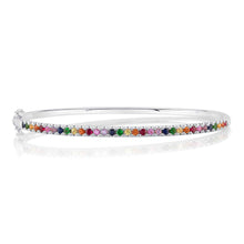 1.18CT MULTI-COLOR STONE BANGLE