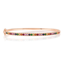 1.18CT MULTI-COLOR STONE BANGLE