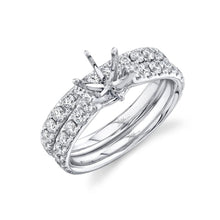 1.42CT DIAMOND SEMI-MOUNT RING 2-PC FOR 1.00CT-CTR