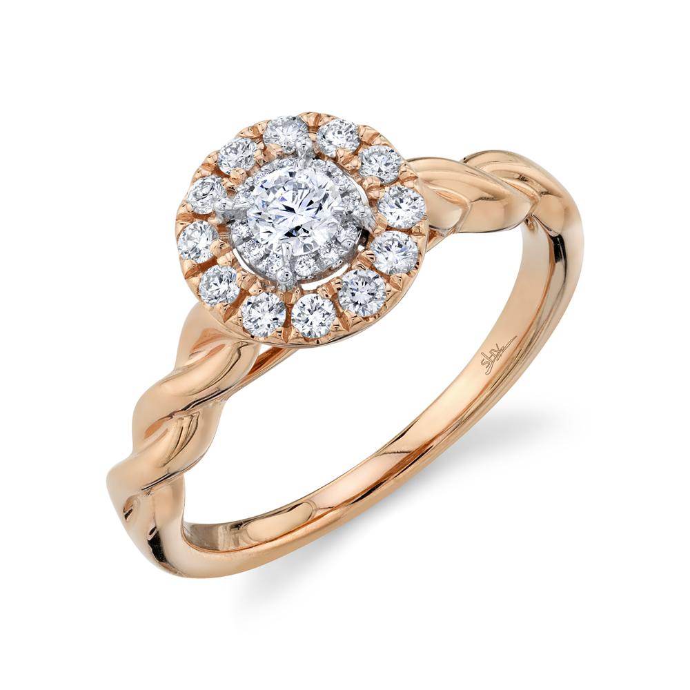 0.45CT ROUND DIAMOND ENGAGEMENT RING