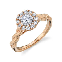 0.45CT ROUND DIAMOND ENGAGEMENT RING