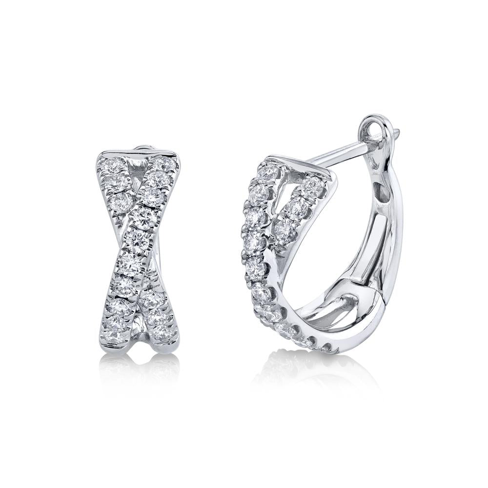 0.40CT DIAMOND HUGGIE EARRING