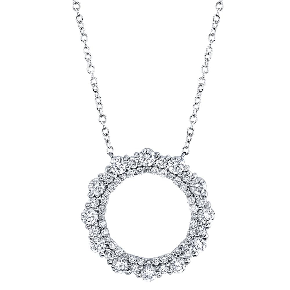 1.16CT DIAMOND CIRCLE NECKLACE