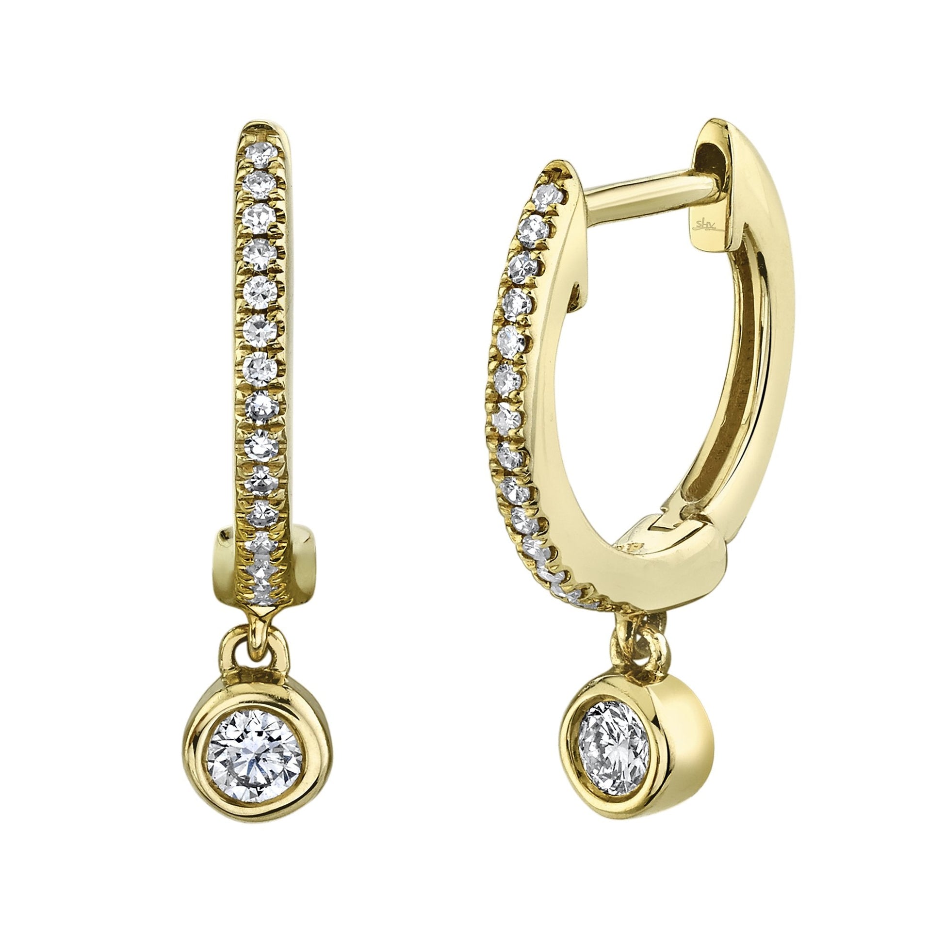 0-14-ct-bezel-charm-diamond-huggie-earrings